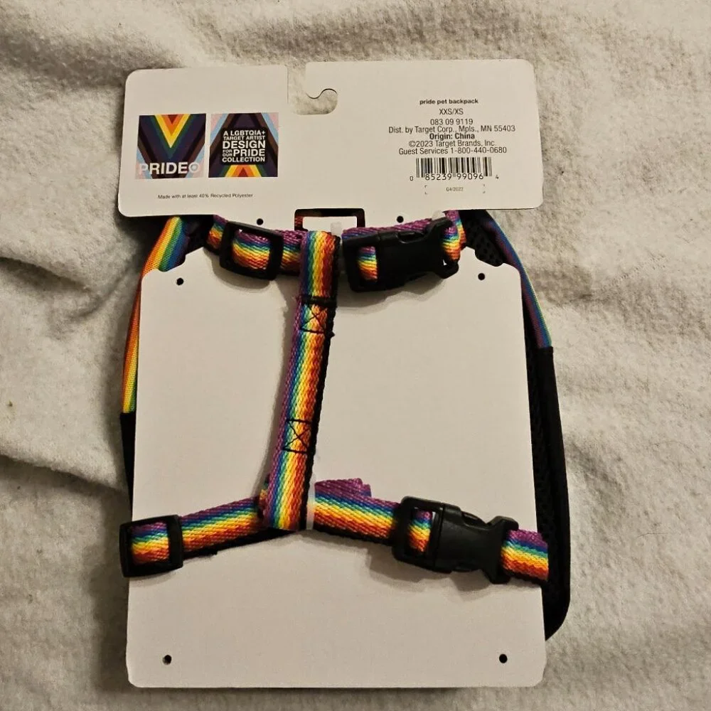 Target Pride Collection XXS / XS Pet Backpack Harness